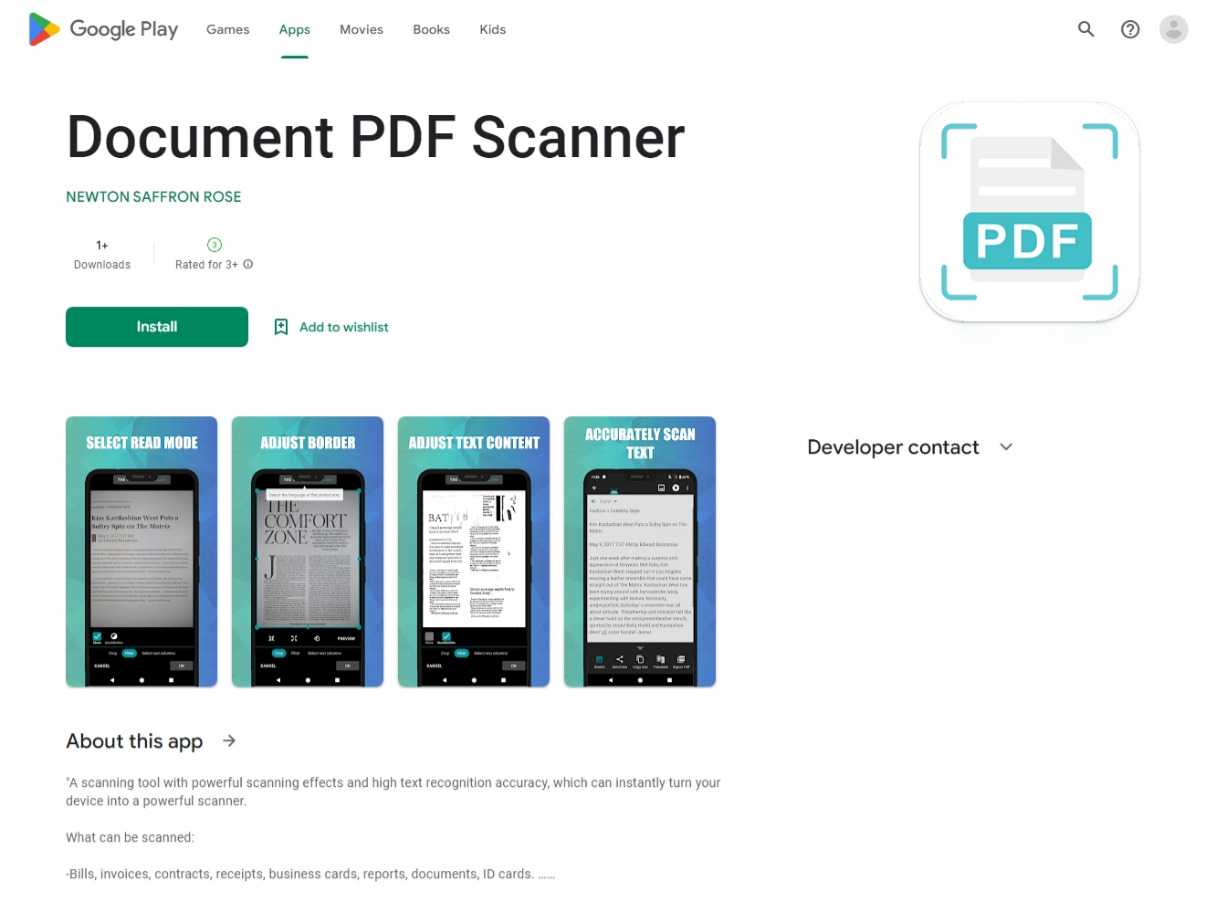 Pdf scanner