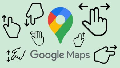 gesta google mapy