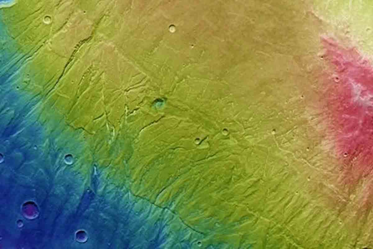 Pozrite sa na región Marsu, ktorým kedysi dávno pretekala voda
