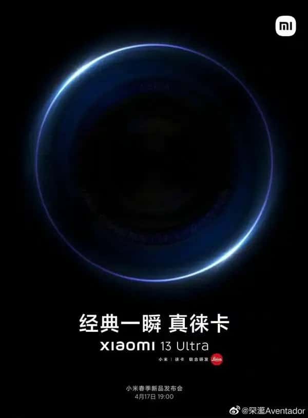 Xiaomi 13 Ultra plagát únik