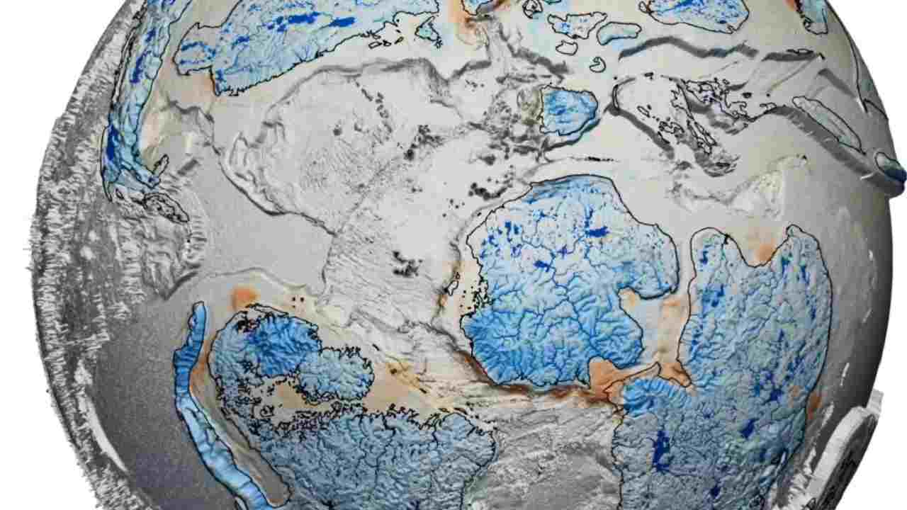 model Zeme 100 milinov rokov historie