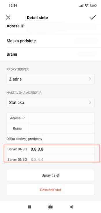 Ako sa prihlásiť na lepší DNS Server?
