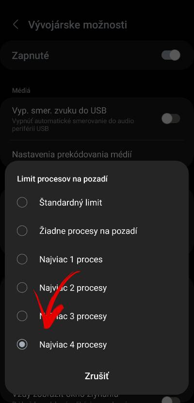 Ako obmedzit procesy na pozadi Androidu