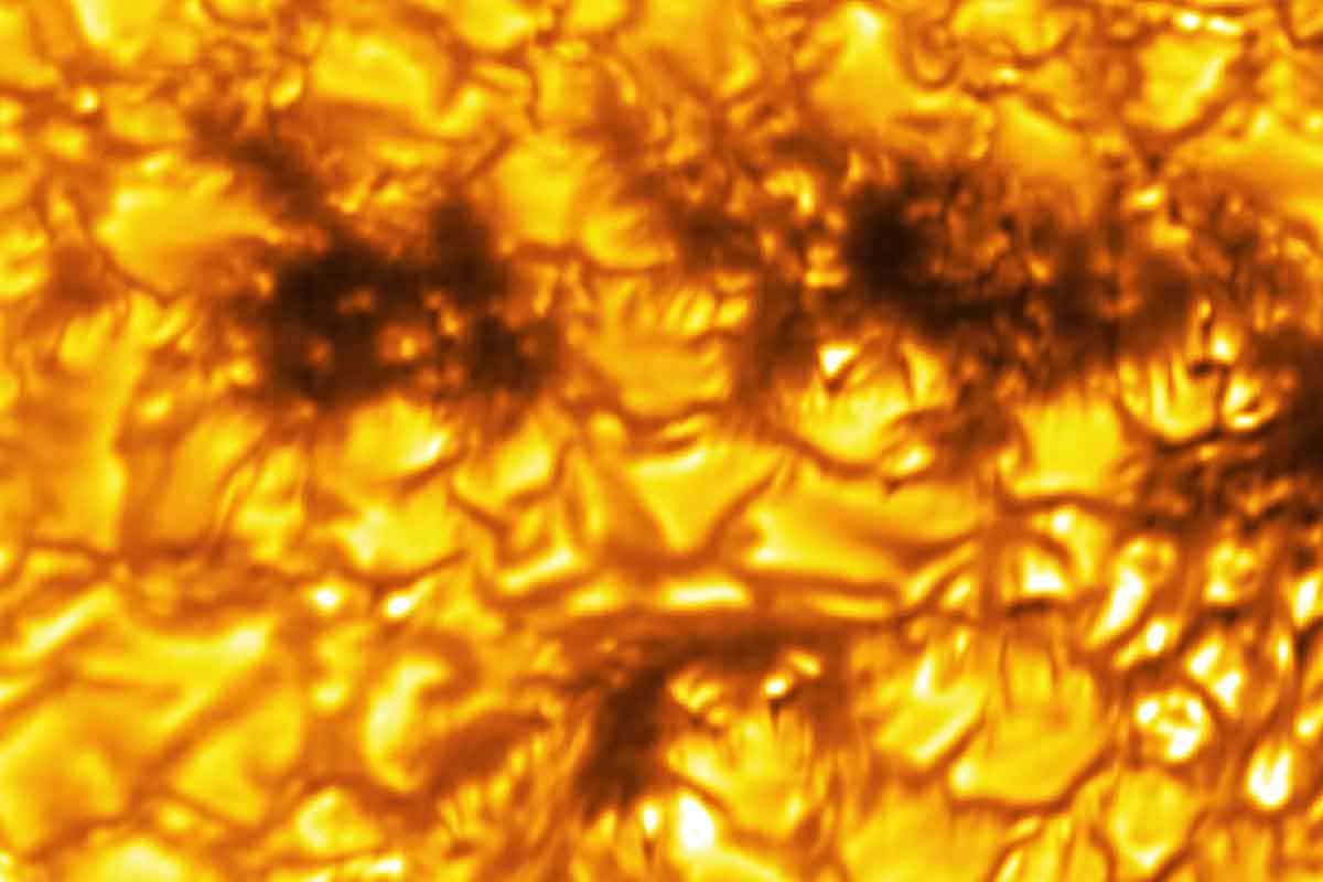 Pozrite sa na solárne škvrny v jedinečnej perspektíve