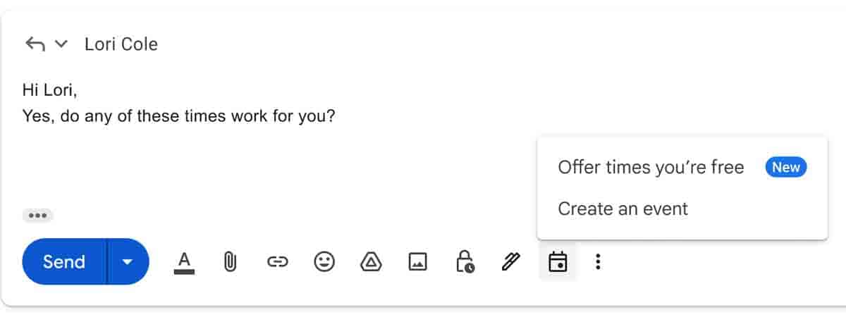Gmail dostáva funkcie, ktoré vám pomôžu naplánovať udalosti