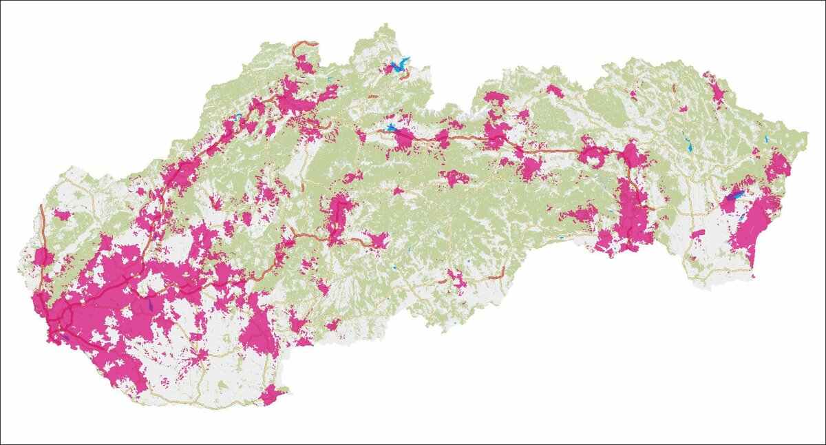 Telekom mapa pokrytia 5G sieť k 23.10.2023