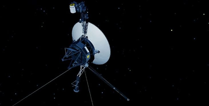 Sonda Voyager 1, ktorá je od nás vzdialená viac ako 24,3 miliárd kilom...