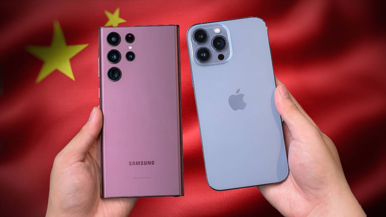 Cina zakaz telefonov iphone a Samsung