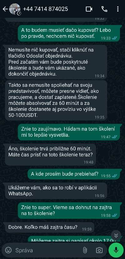WhatsApp podvod s pracovnou ponuka_6