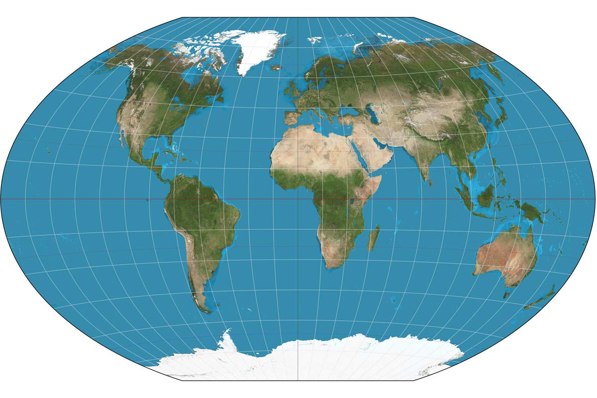 Výskumníci vytvorili najpresnejšiu 2D mapu Zeme 