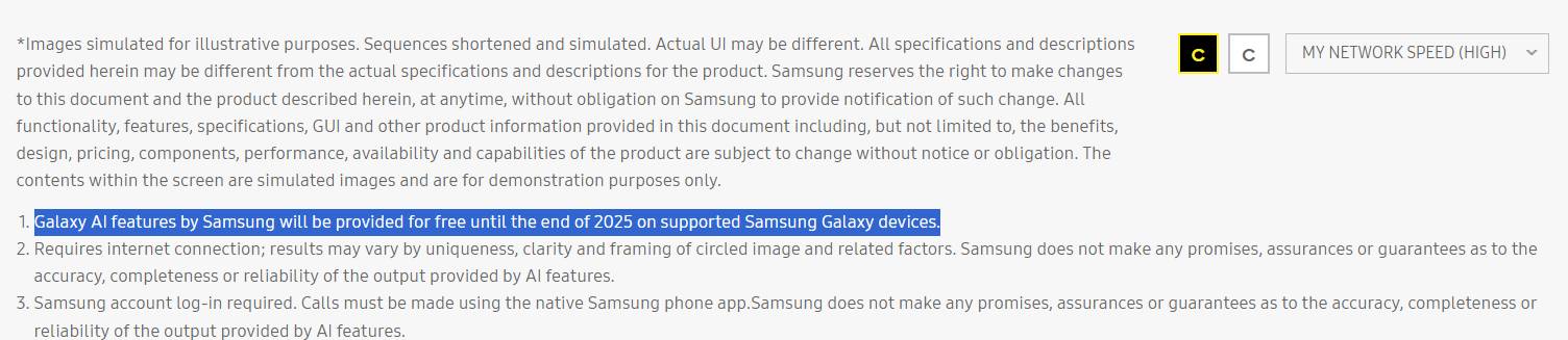 spoplatnenie AI funkcii Samsung_printscreen