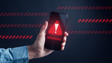 varovanie smartfon upozornenie nebezpecenstvo