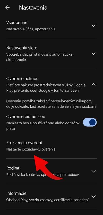 Google Play overenie paltieb cez biometriu ako zapnut navod_3
