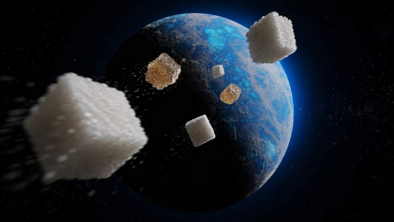 Na mladú Zem mohli z vesmíru dopadnúť milióny ton cukru. Astronómovia ho prvýkrát objavili medzi hviezdami