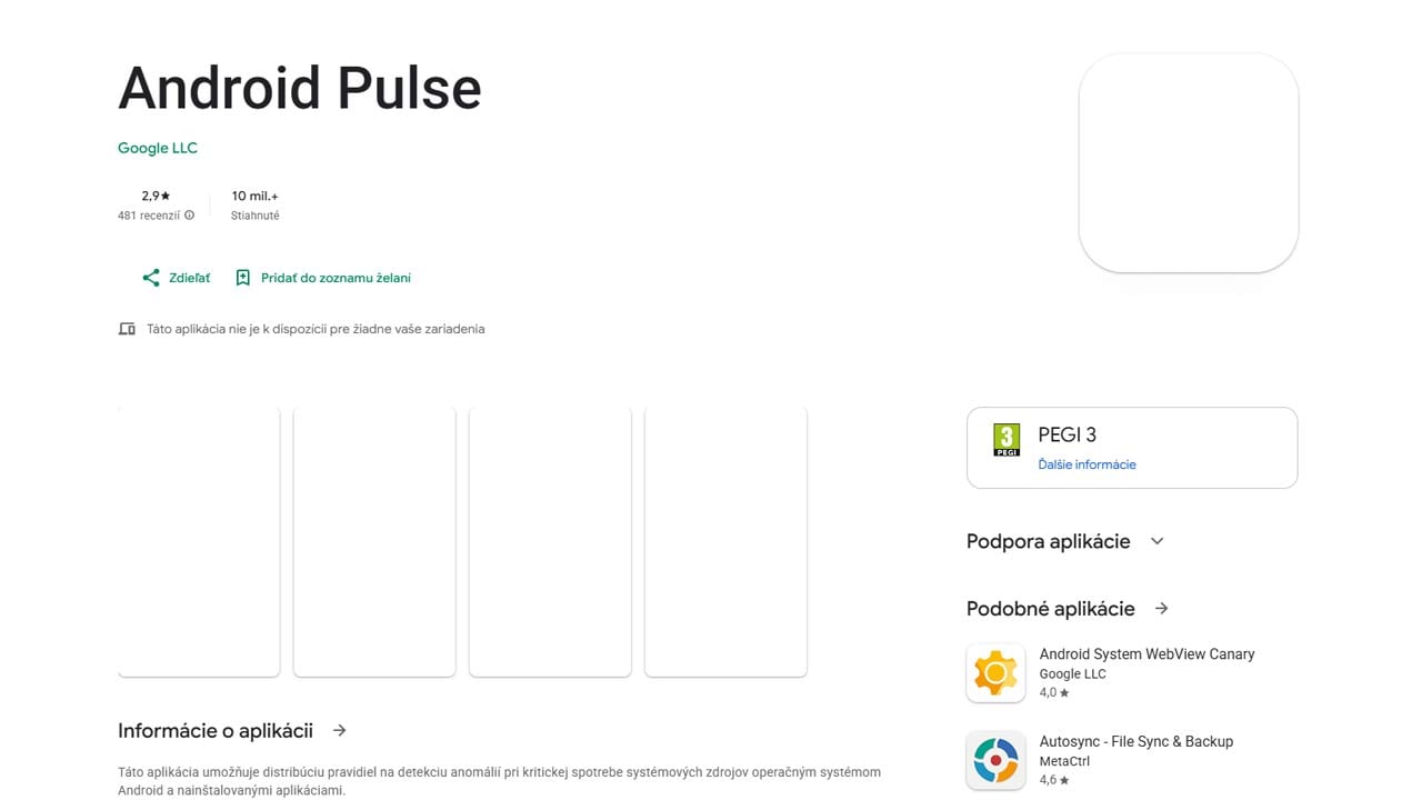 Užívatelia si všimli v mobile aplikáciu, ktorú si nestiahli. Čo je to Android Pulse? Vyjadril sa k nemu už aj Google.