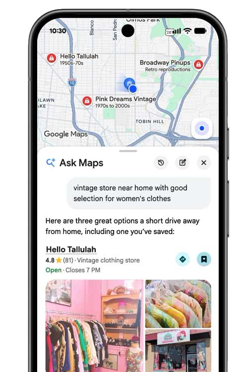 Google rozširuje funkciu AskMaps, po novom ti pomôže s týmto všetkým