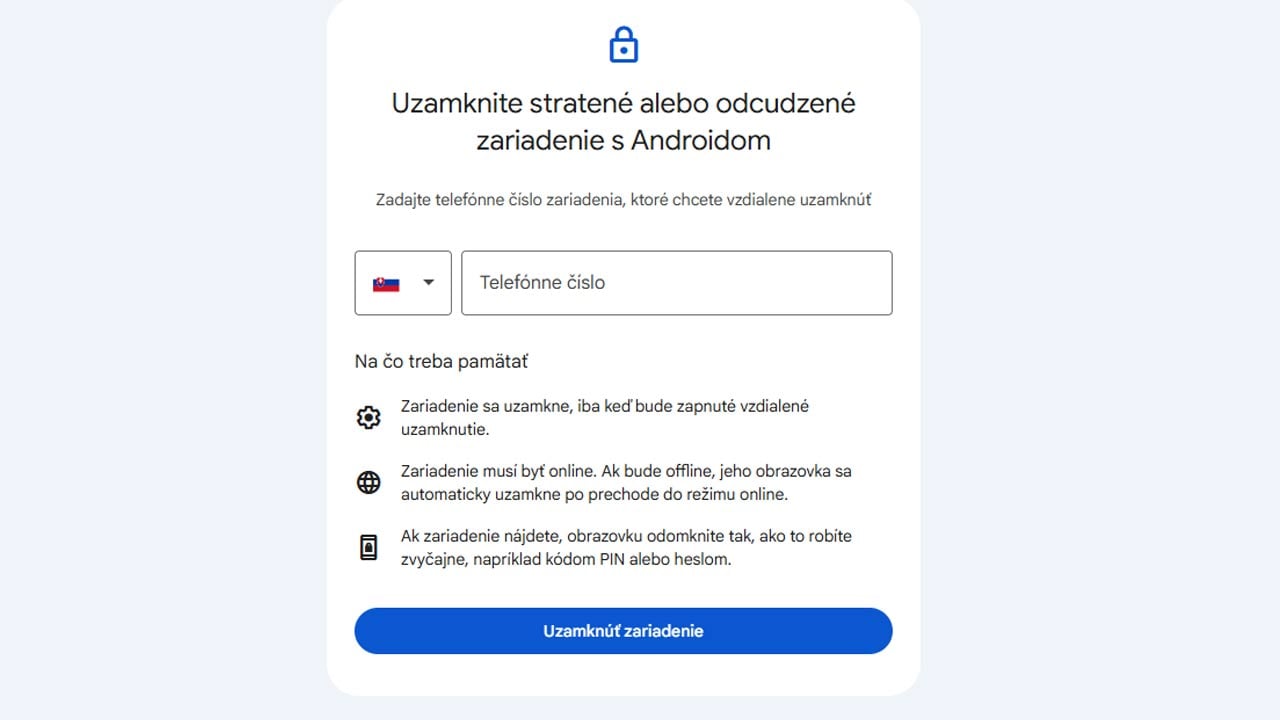 Tieto nastavenia ochránia tvoje dáta v prípade krádeže Android smartfónu