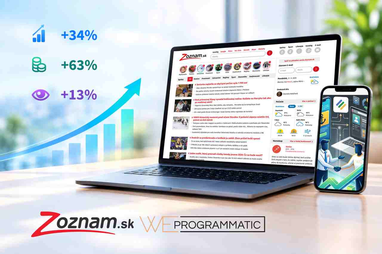 Zoznam zvýšil tržby z reklamy o 34 %. Za úspechom stojí optimalizácia od Weprogrammatic