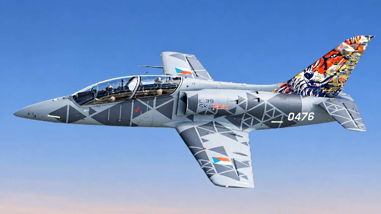 Česi menia L-39 Skyfox na lovca dronov: Dostane 70 mm laserom navádzané rakety, aby nemíňal drahé strely
