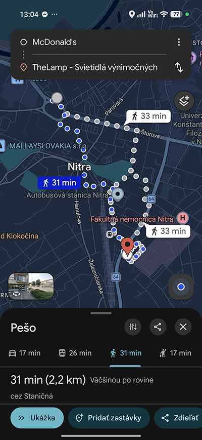 Google Mapy vedia byť fantastický nástroj pre chodcov