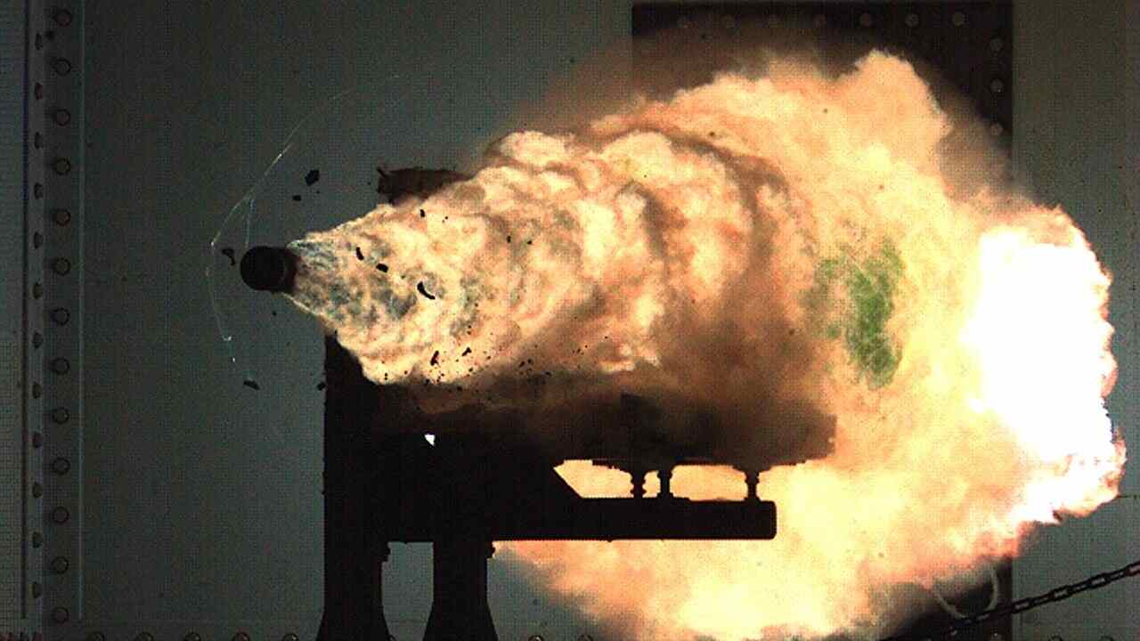 railgun vystrel