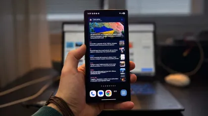 widget so spravami na mobile